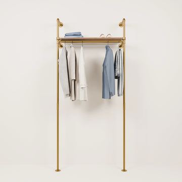 KIM 1 OAK – 1 étagère en haut | or