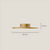 Plaat 3/4” – Zonder schroefgaten | Goud