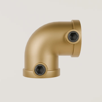Fitting 90° clamp – gold