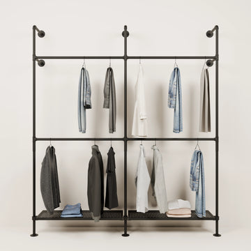 KIM DOUBLE 2 METAL – 2 étagères en bas