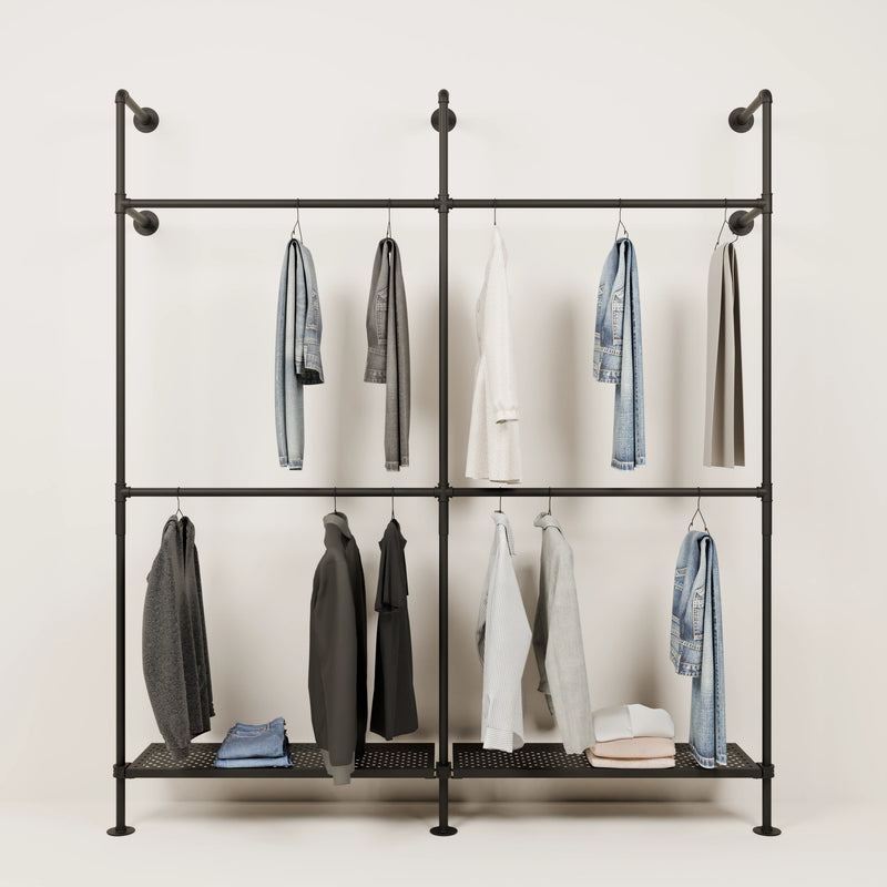 KIM DOUBLE 2 METAL – 2 étagères en bas