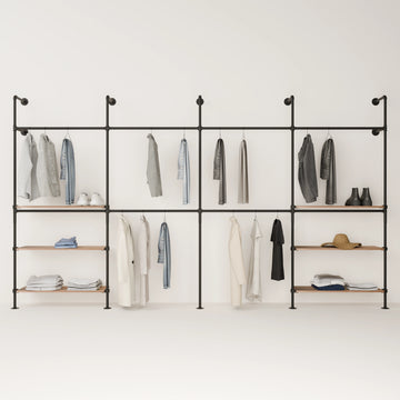 KIM DOUBLE 4 OAK – 6 Regalböden