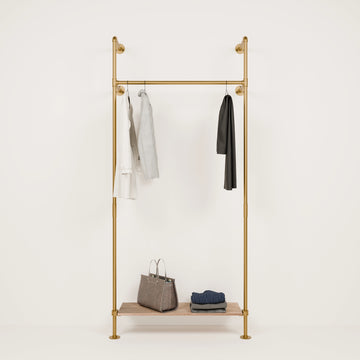 KIM 1 OAK – 1 étagère inférieure | or