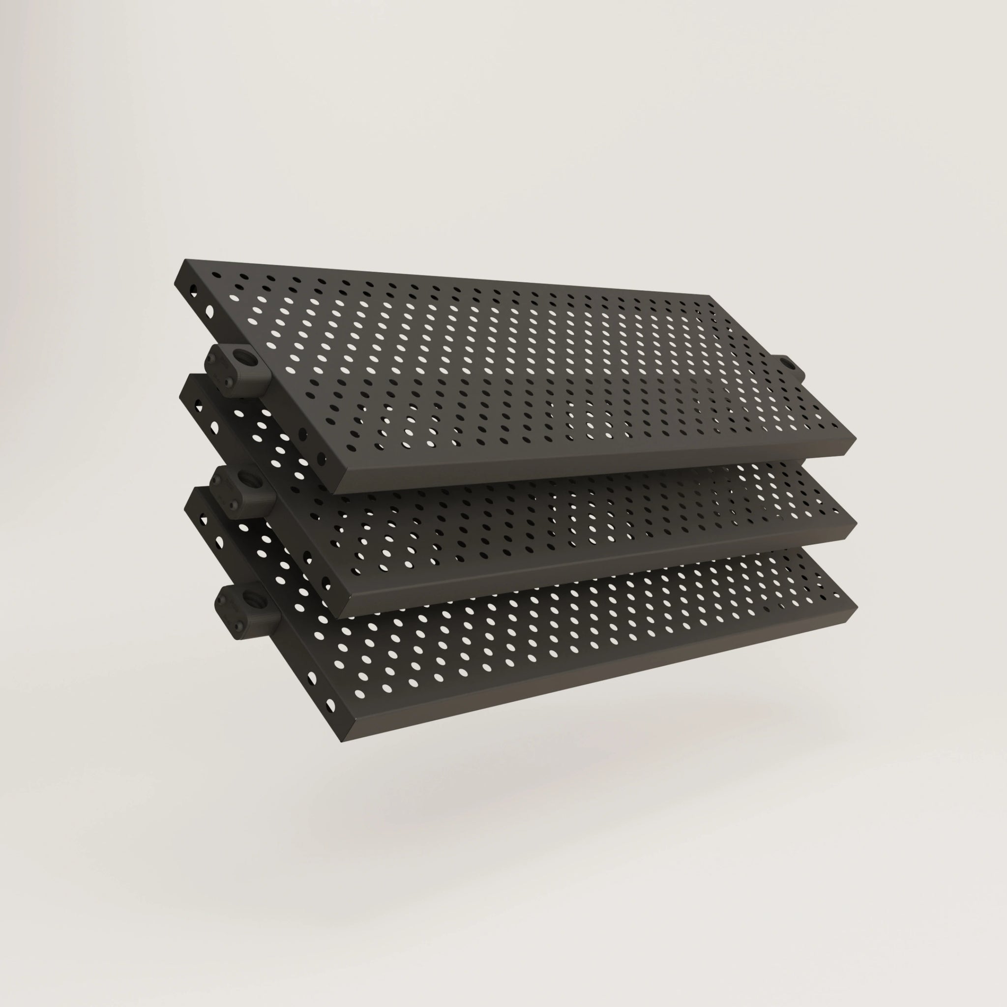 Étagère en métal – accessoires de montage inclus | set de 1 | set de 3 | set de 5