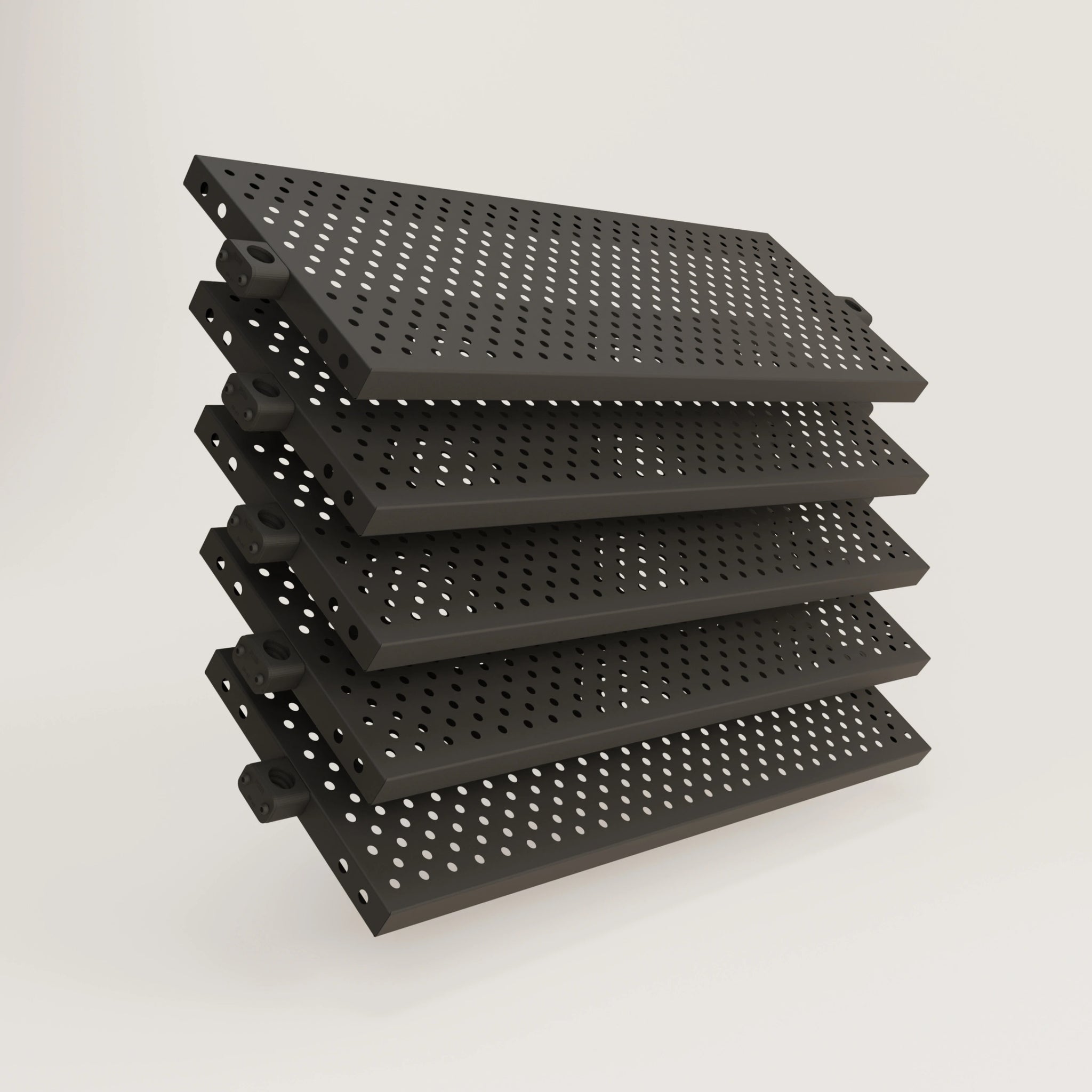 Étagère en métal – accessoires de montage inclus | set de 1 | set de 3 | set de 5