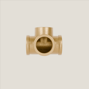 Connecteur quadruple à 90° – Or