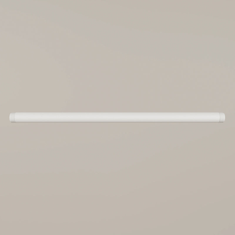 Tuyau d'eau fileté 3/4" – Blanc | Différentes longueurs | Revêtement par poudrage | Fonte malléable