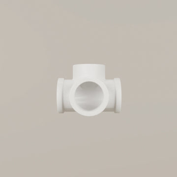 Connecteur 4 voies 90° – Blanc