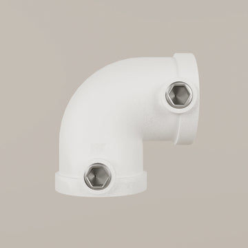 Fitting 90° clamp – white