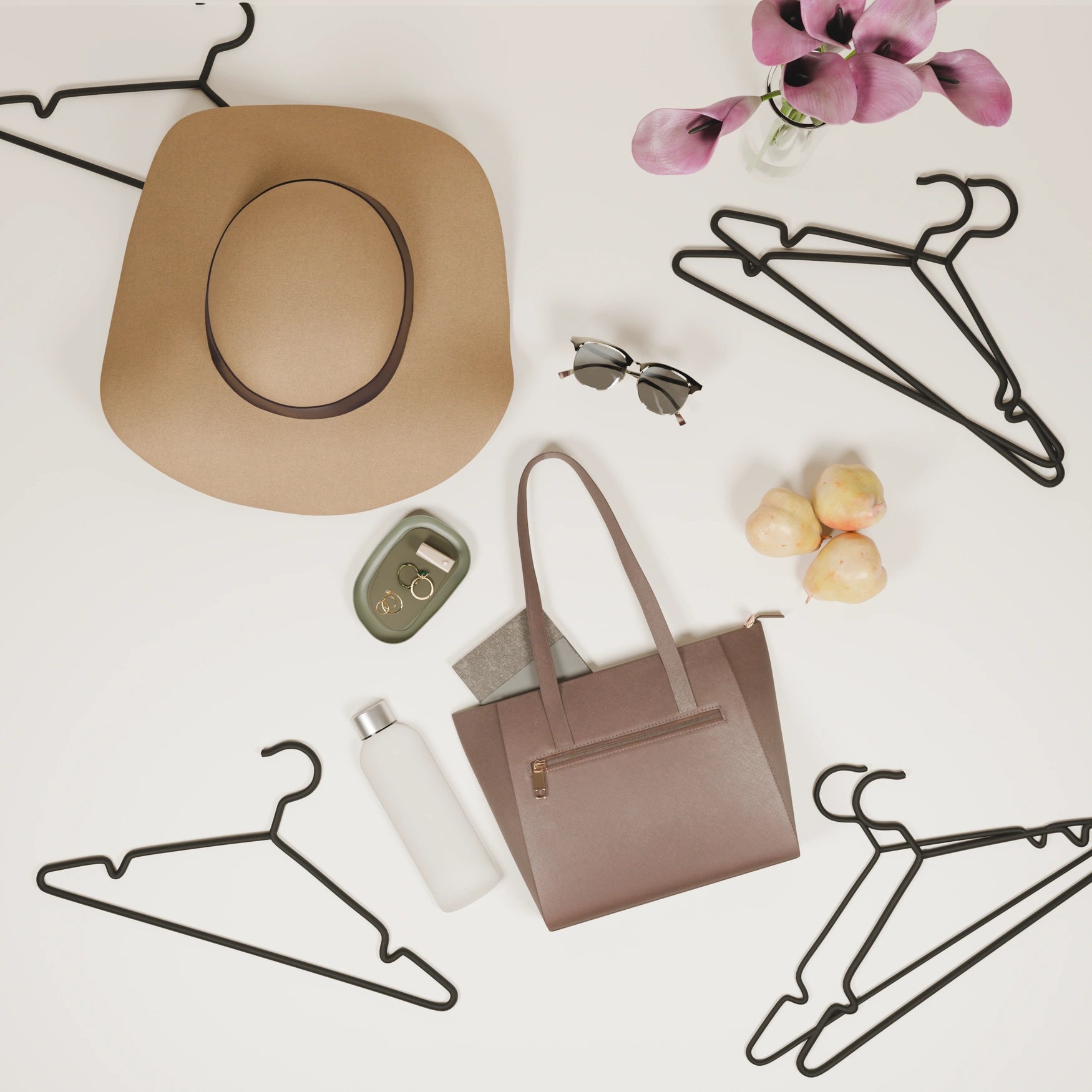 Kledinghangers fluweel – 5 stuks | 10 stuks