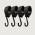 Crochets S – Lot de 4 | avec boucle en caoutchouc