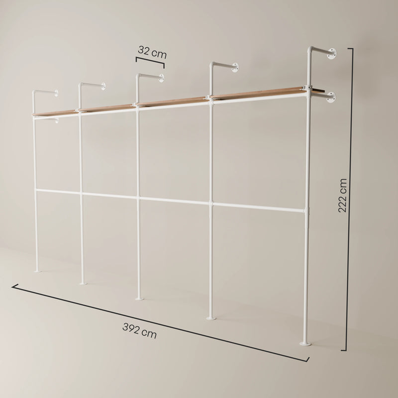 KIM DOUBLE 4 OAK – 4 étagères