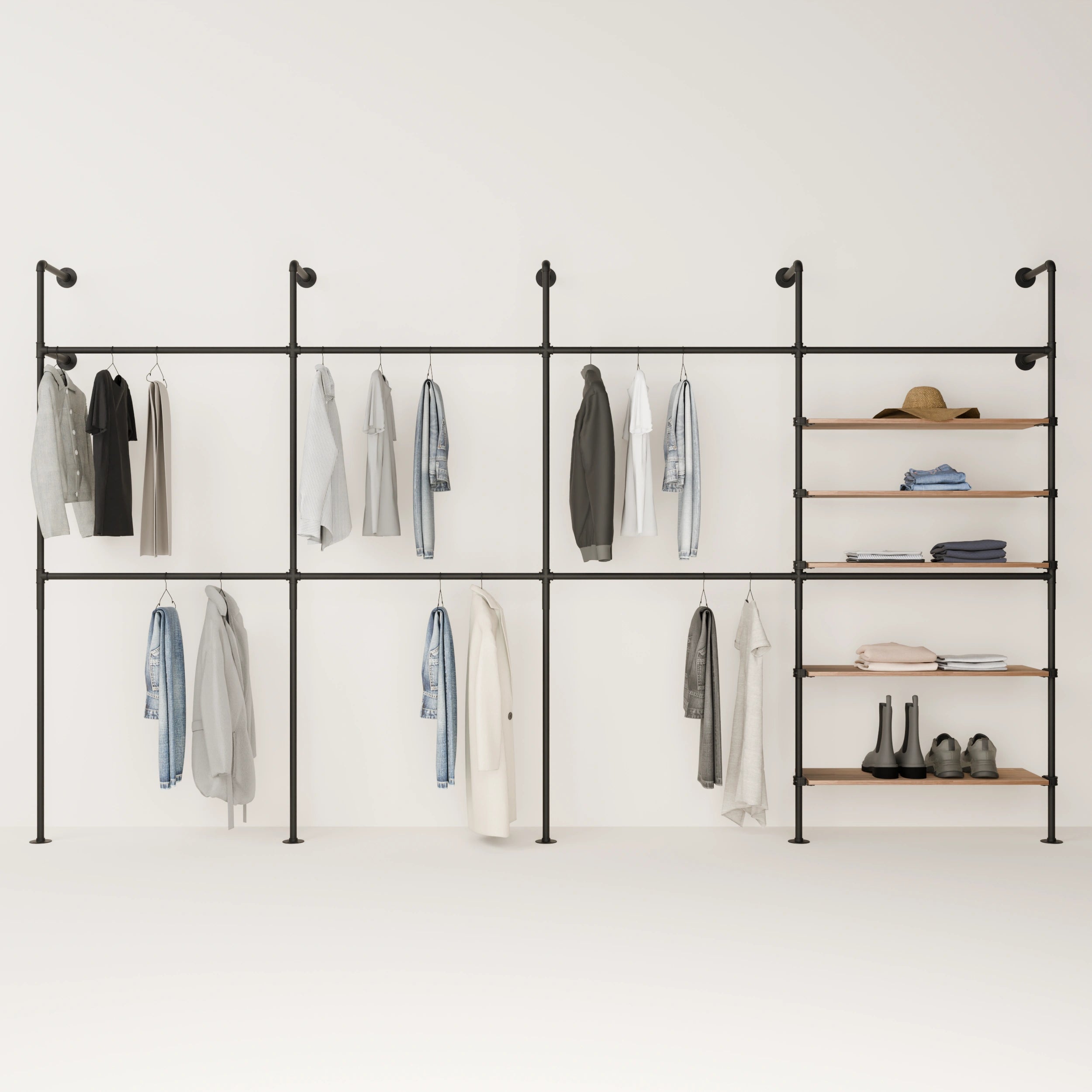 KIM DOUBLE 4 OAK – 5 étagères