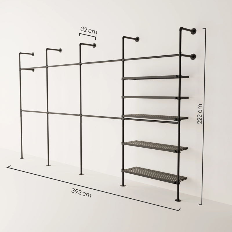 KIM DOUBLE 4 METAL – 5 étagères