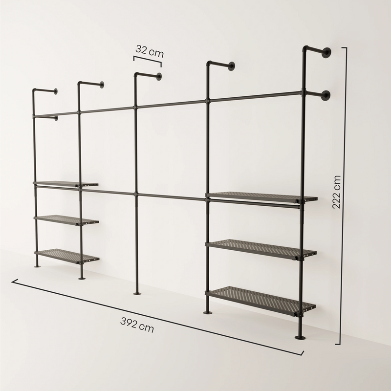 KIM DOUBLE 4 METAL – 6 Regalböden