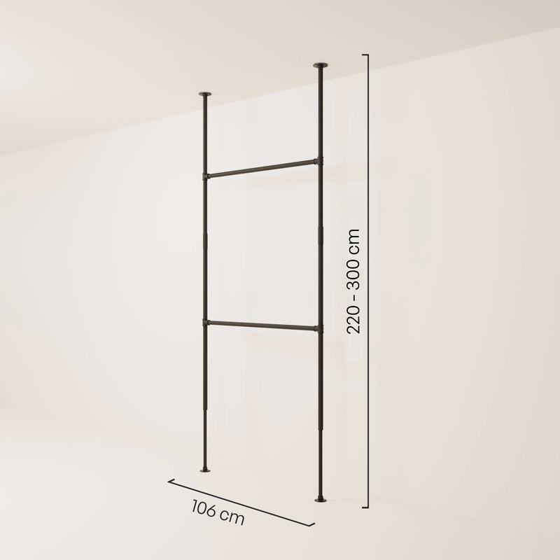 Teleskop Garderobe Abmessung